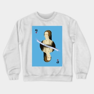 Anne Boleyn card Crewneck Sweatshirt